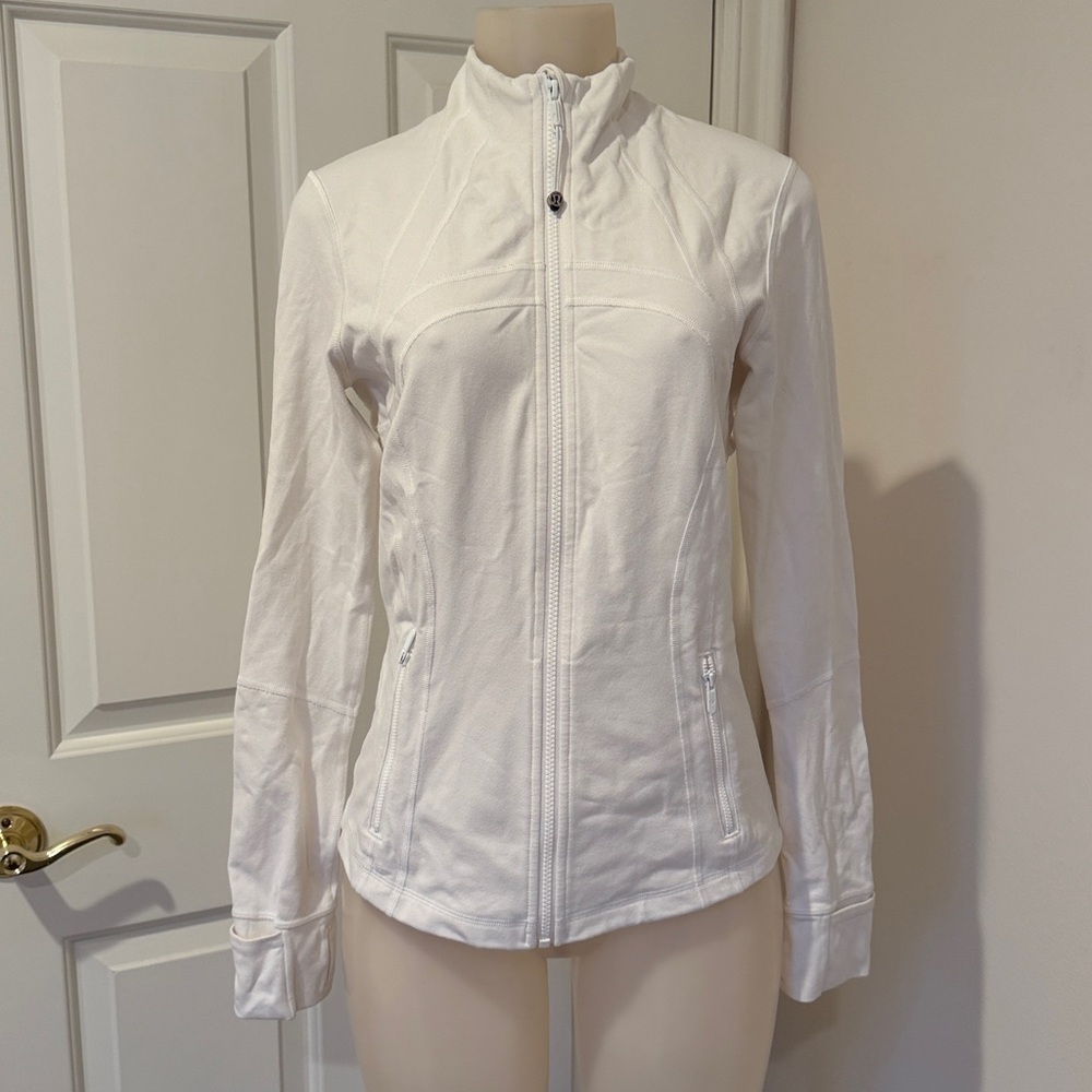Lululemon Define Jacket Luon White Zip-Up Jacket size 8 - Picture 7 of 12